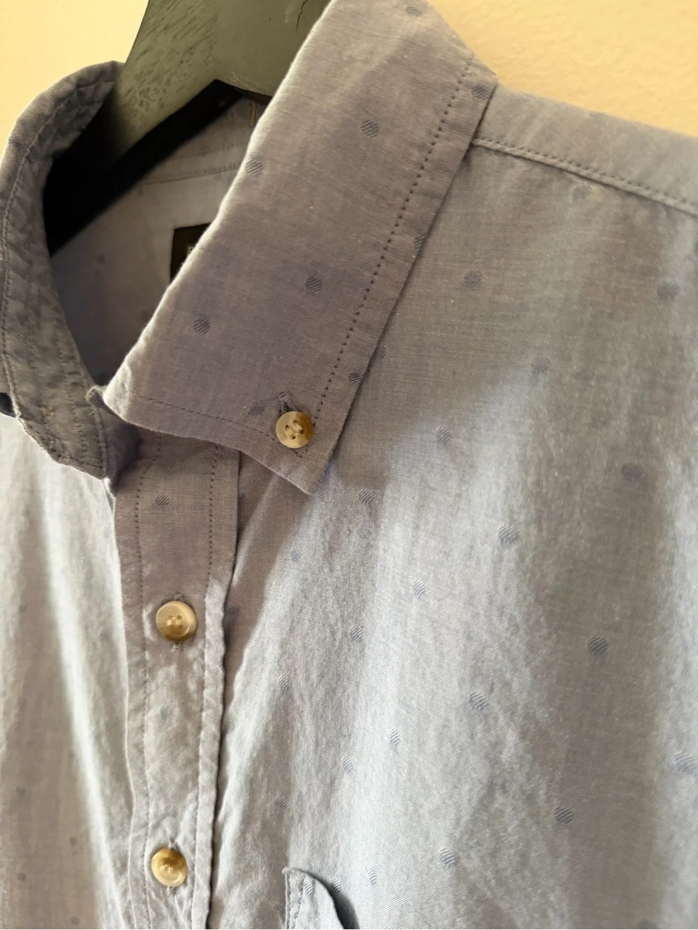 Banana Republic Untucked Fit Blue Button Down